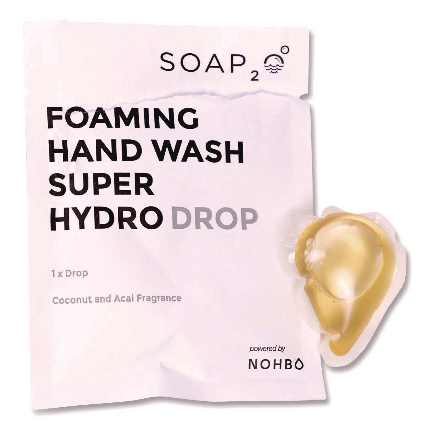 Soap o Super Hydro Drop Each Makes 16 9oz Gallon Foaming Hand Soap Case of 120 Pods Coconut