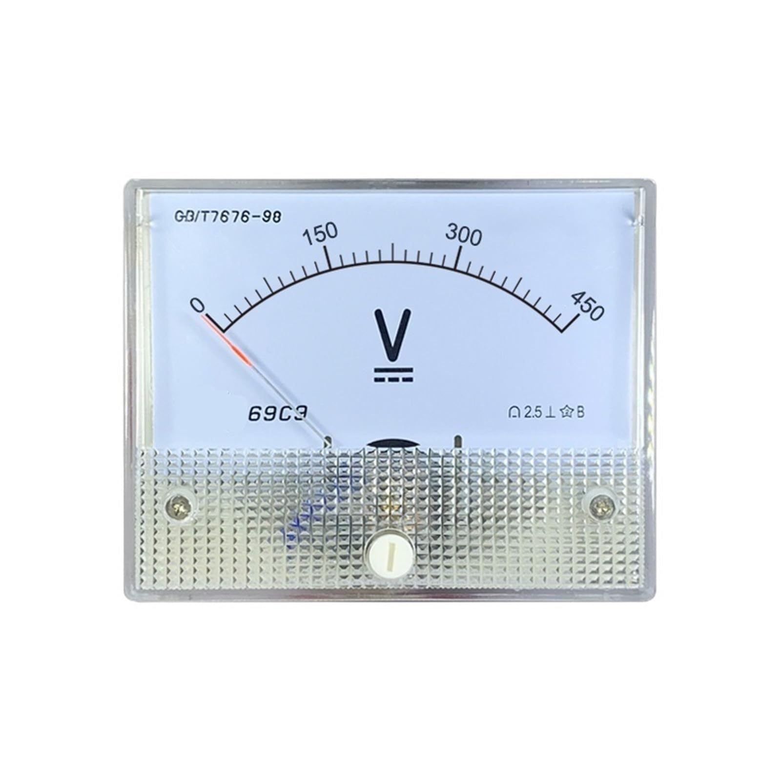 Voltmètre CC 15V à aiguille pour éviter les surtensions sur circuit