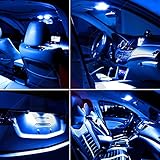 14 Pack Ice Blue Accessories Replacement Package Kit For 2004-2014 For Nissan MAXIMA LED Bulb LED Interior Lights