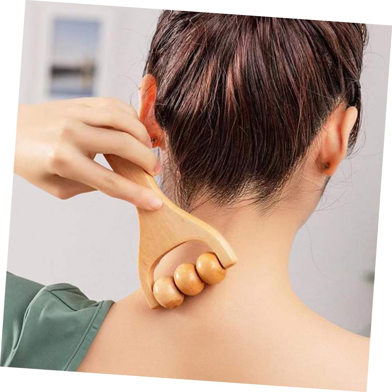 FOMIYES 3 Juegos Conjunto De Masajeador Massage Roller Masajeador De Pies Barril Masajeador De Espalda De Mano Botín Masajeadores Faciales Rodillo De Masaje Herramienta Madera 3 Piezas * 3