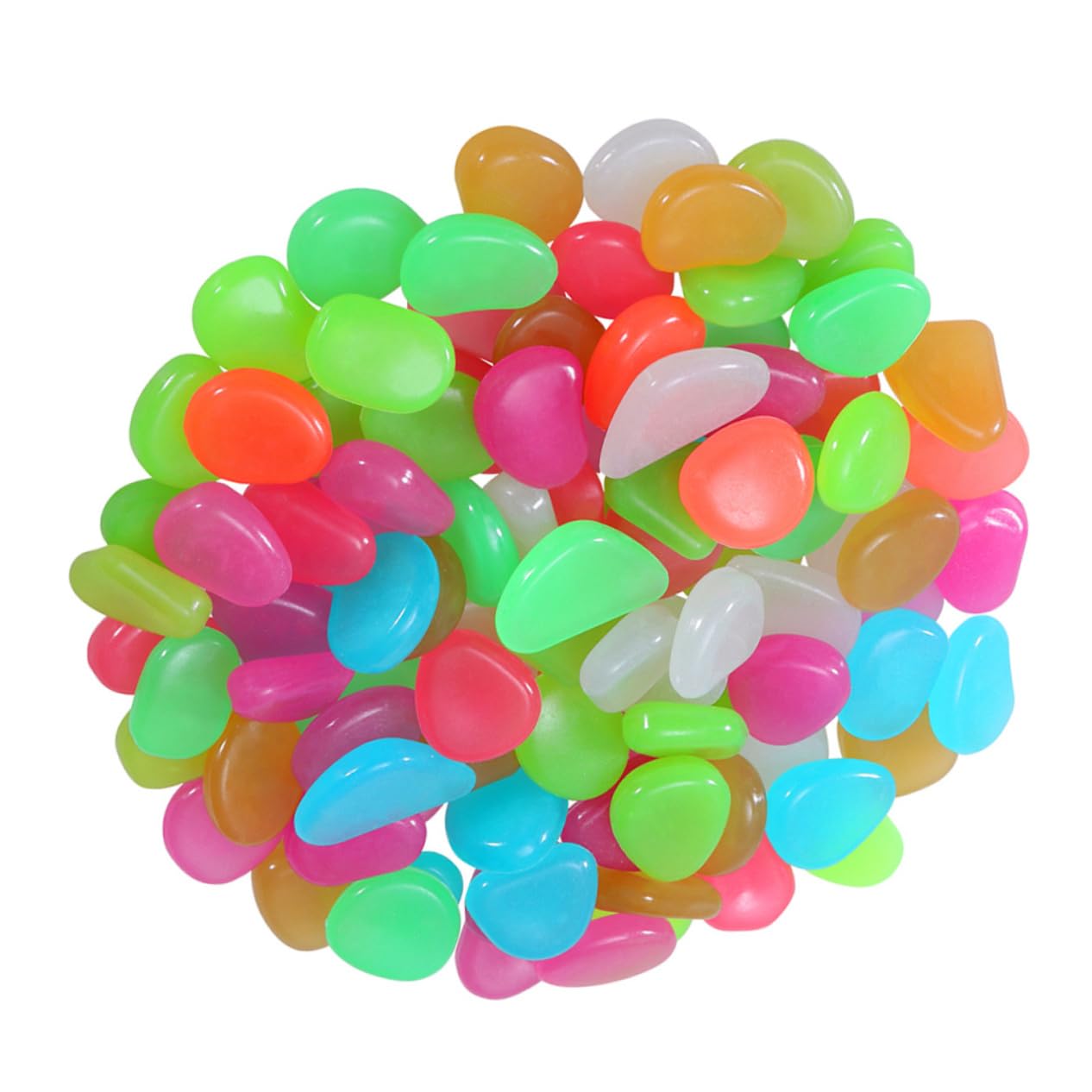 Pierres pour aquarium et 400 galets lumineux pour decoration de jardin nocturne
