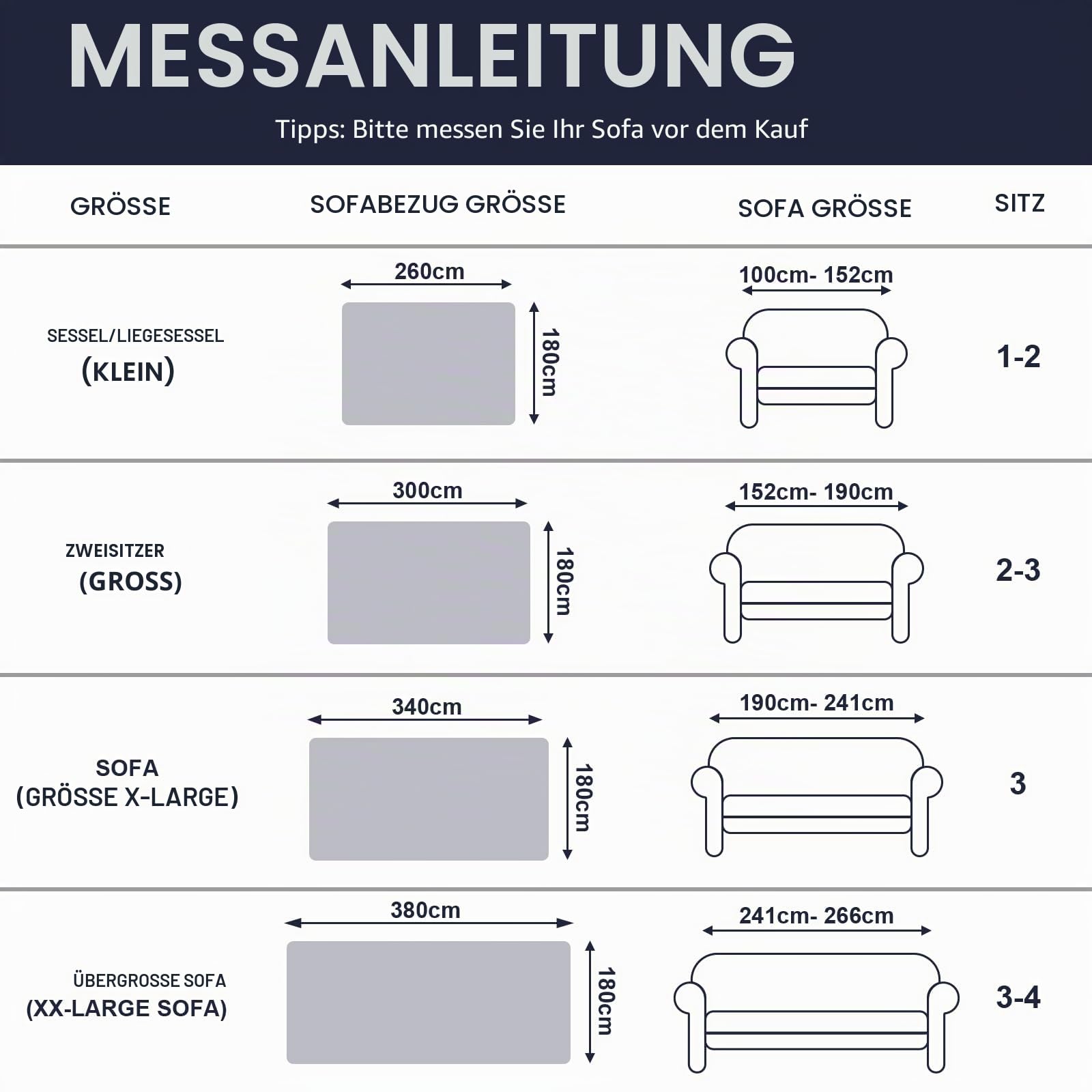 Royhom Sofa Überzug Chenille, Sofabezug L Form, Couch Überzug Ecksofa, Sofaüberwurf 3 Sitzer, Couch Überwurf mit Deko Quasten, Grau Sofa Überwurf(Dunkelgrau, 180x340cm)