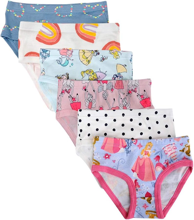 Kids Series Baby Soft Cotton Panties Little Girls' Assorted Briefs Multipack