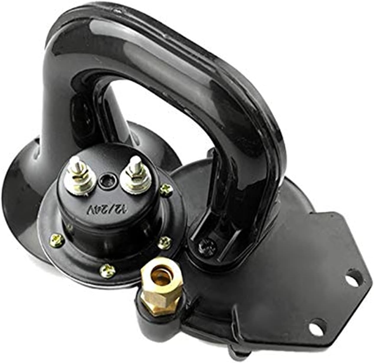 Super Loud Air Horn Universal for Auto Car Truck 135db Air Horn 12/24V Super Loud Trumpet Air Horn with Electric Valve Flat Car Accessories Train Horns Kit
