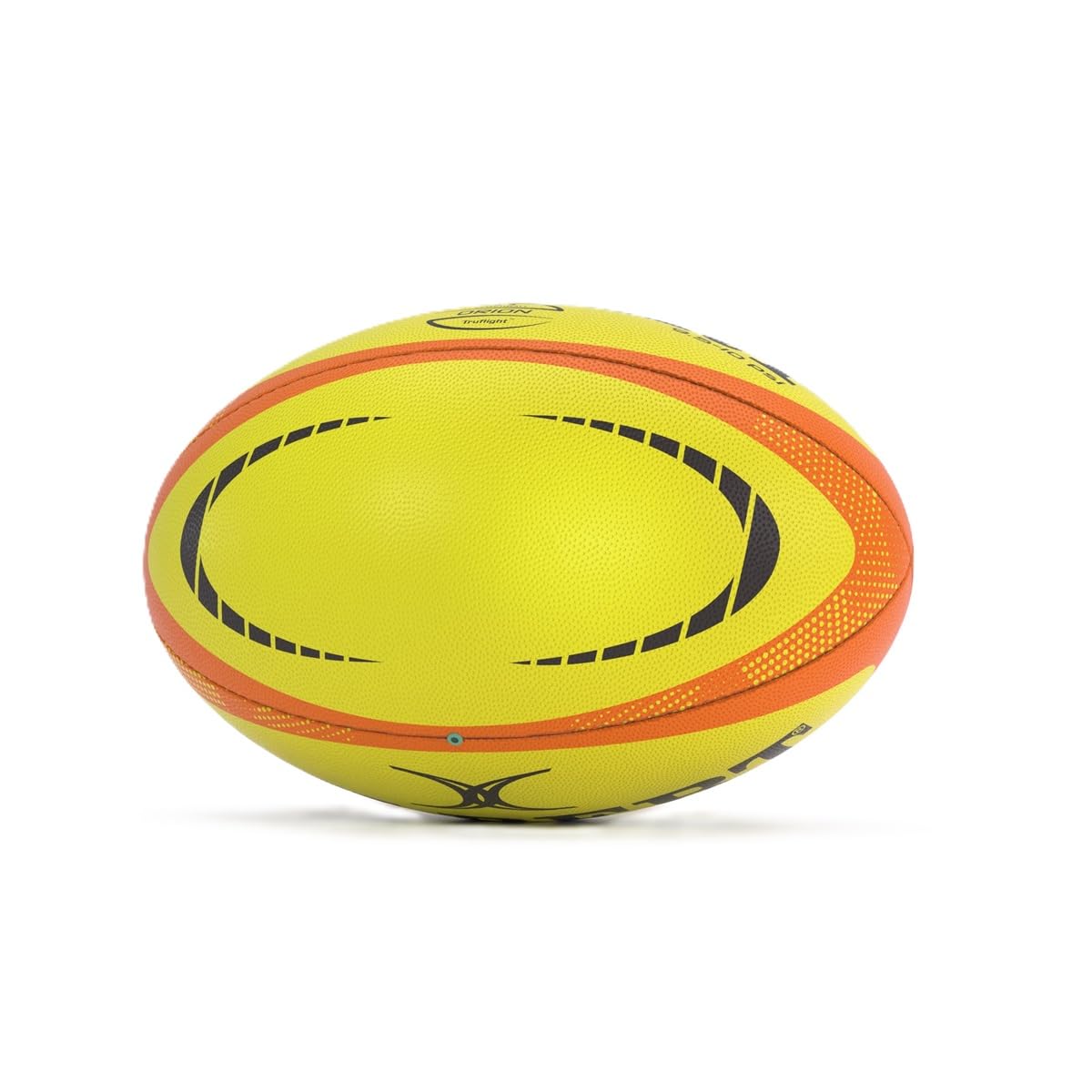 Gilbert Rugby ORION Match - Balón de rugby (amarillo y naranja), talla 5