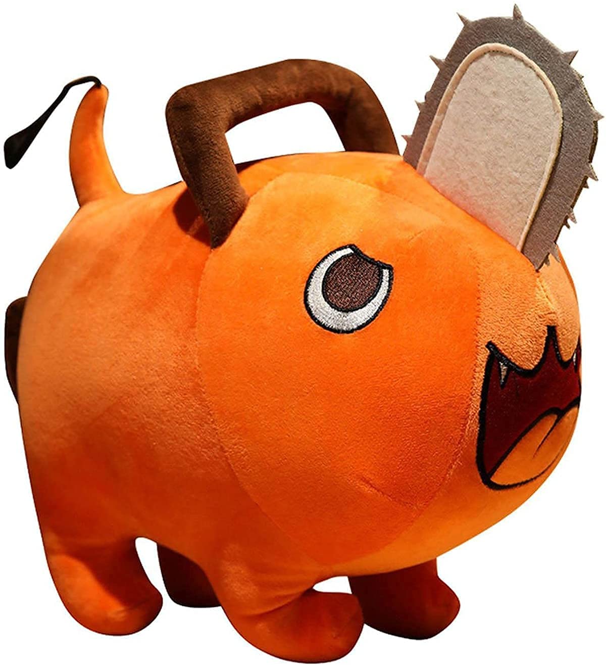 Chainsaw Man Soft Plush Toy, Plushie Stuffed Toy Denji Pochita Plush Doll Animal Stuffed Pillow Doll Cute Toy Stuffed Pillow, Chainsaw Man Keychain Manga Set Gift(Color:25cm)