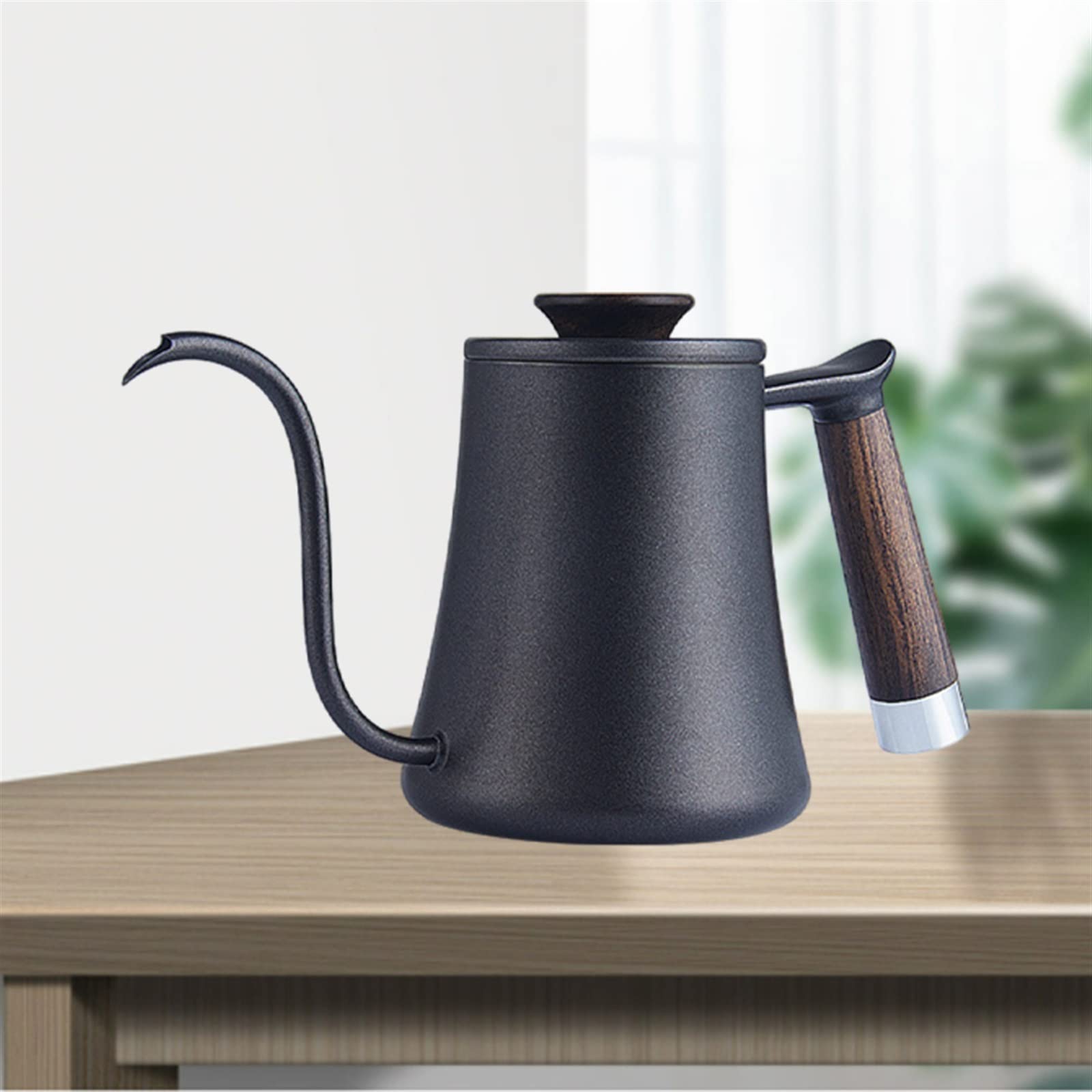 Jarra de café Cafetera elaborada a mano Cafetera de boca fina Conjunto de electrodomésticos de café de acero inoxidable Caño largo Olla de agua Olla de filtro de goteo Inauguración de la casa cafetera