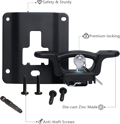 Miniatura 2 de Anclajes de amarre de camión para Ford F-150F-250F-350 y Raptor (sistema BoxLink), paquete de 4 tacos y placas, sustituye a FL3Z-99000A64-B,