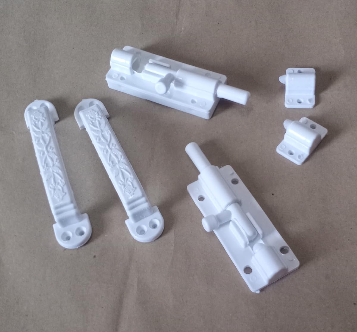 PVC Door Latch with 2 Pcs Handle (4 inch) White Colour (B0D39VY2XT) Amazon Price History, Amazon Price Tracker