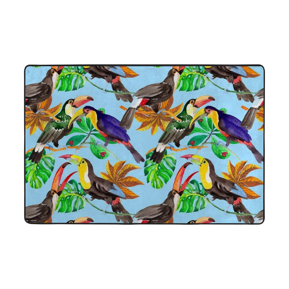 Tapis en tissu polyester moderne CHEHONG 80x58 inch style contemporain