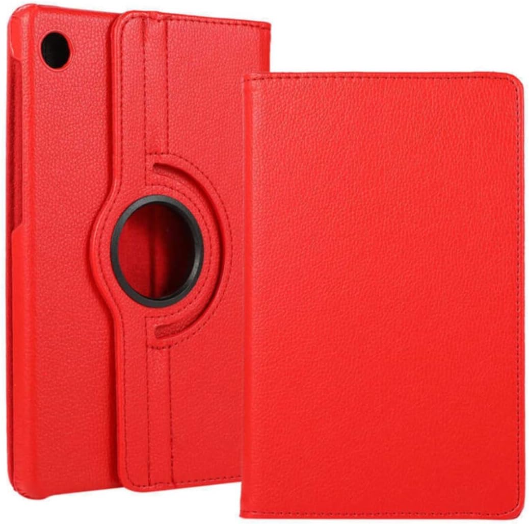 CONSTRAIN - Mate Pad T8 ile Uyumlu Standlı Kapaklı Dönebilen Tablet Kılıfı Kırmızı