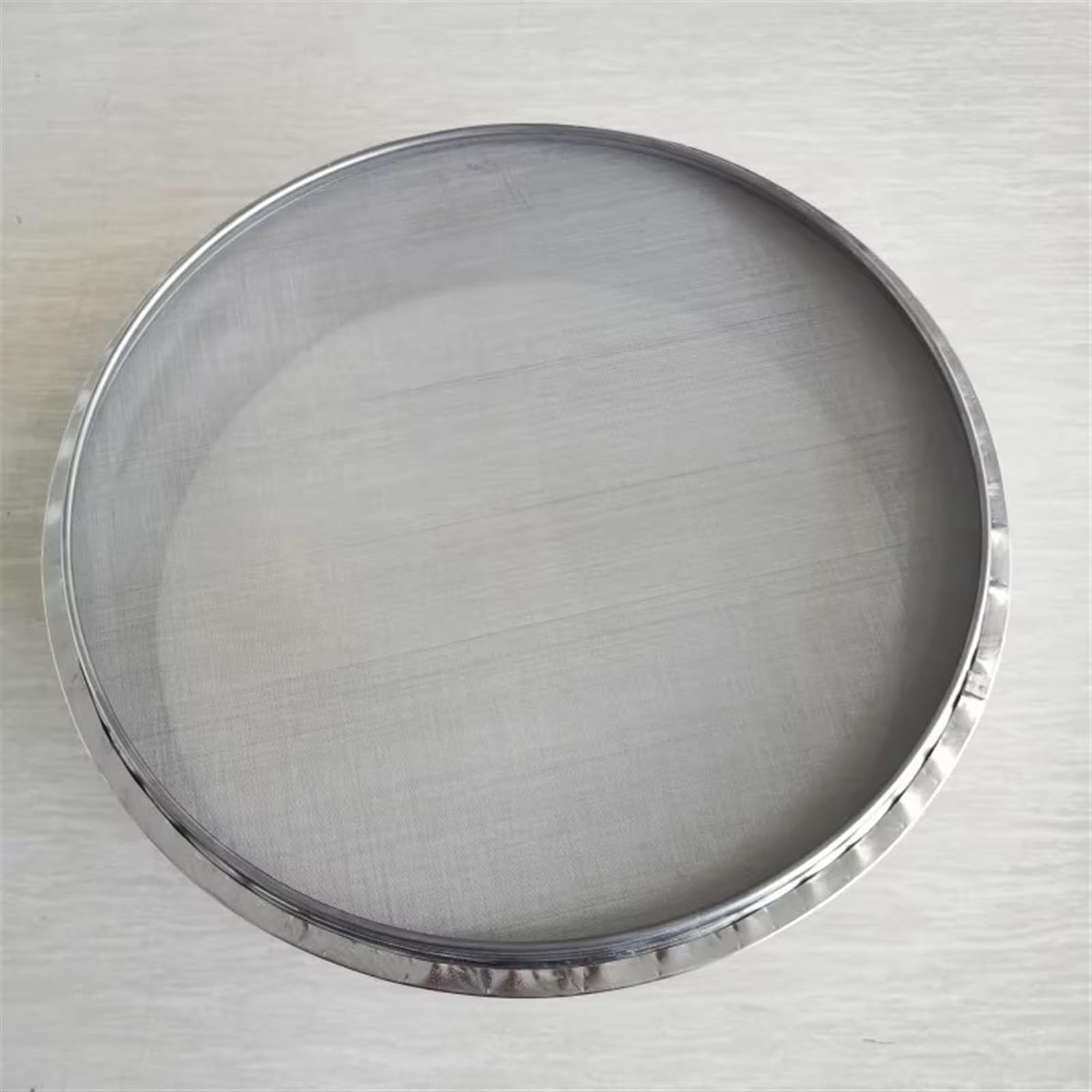 Tamis à farine de 50 cm de diamètre - Tamis vibrant en acier inoxydable - Petit écran électrique - Tamis à bois en poudre - En acier inoxydable (60 mailles, 50 cm de diamètre)
