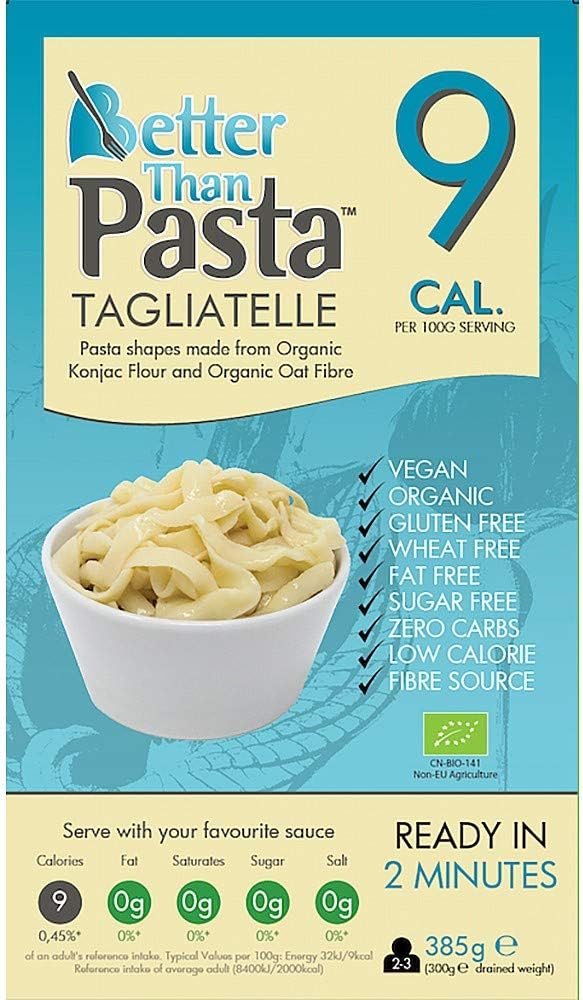 Better ThanOrganic Pasta Tagliatelle Noodle Shapes 385g (Pack of 6)EU Organic