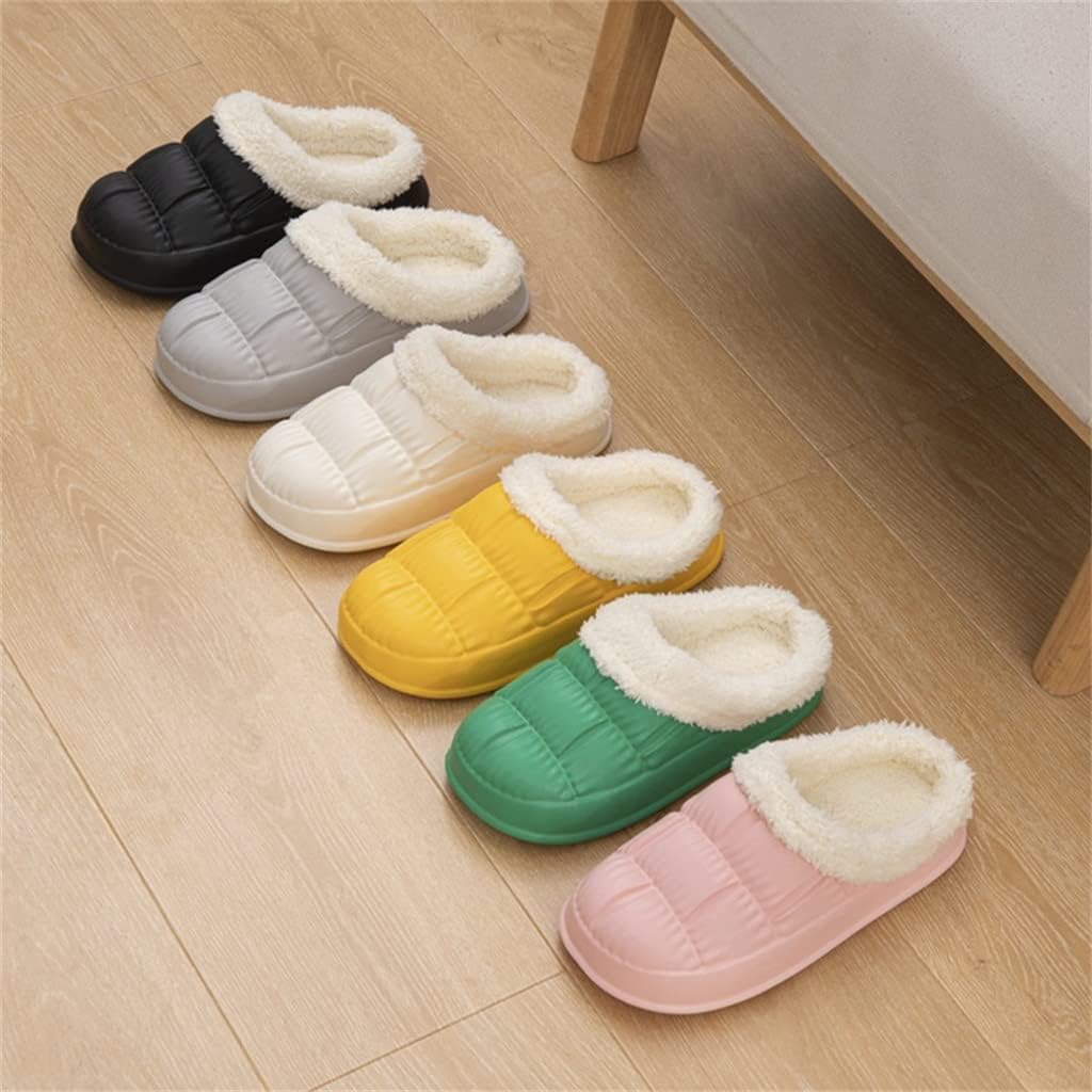 純国産ホワイトホームスリッパ Womenwinter 毛皮のようなショート豪華な男スリッパ寝室スリッパカップルソフト室内靴男性ホーム綿(R ダイヤル式 ゴルフ