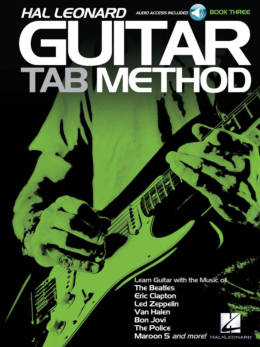 Hal Leonard Guitar TAB method book 3. Includes Audio Online