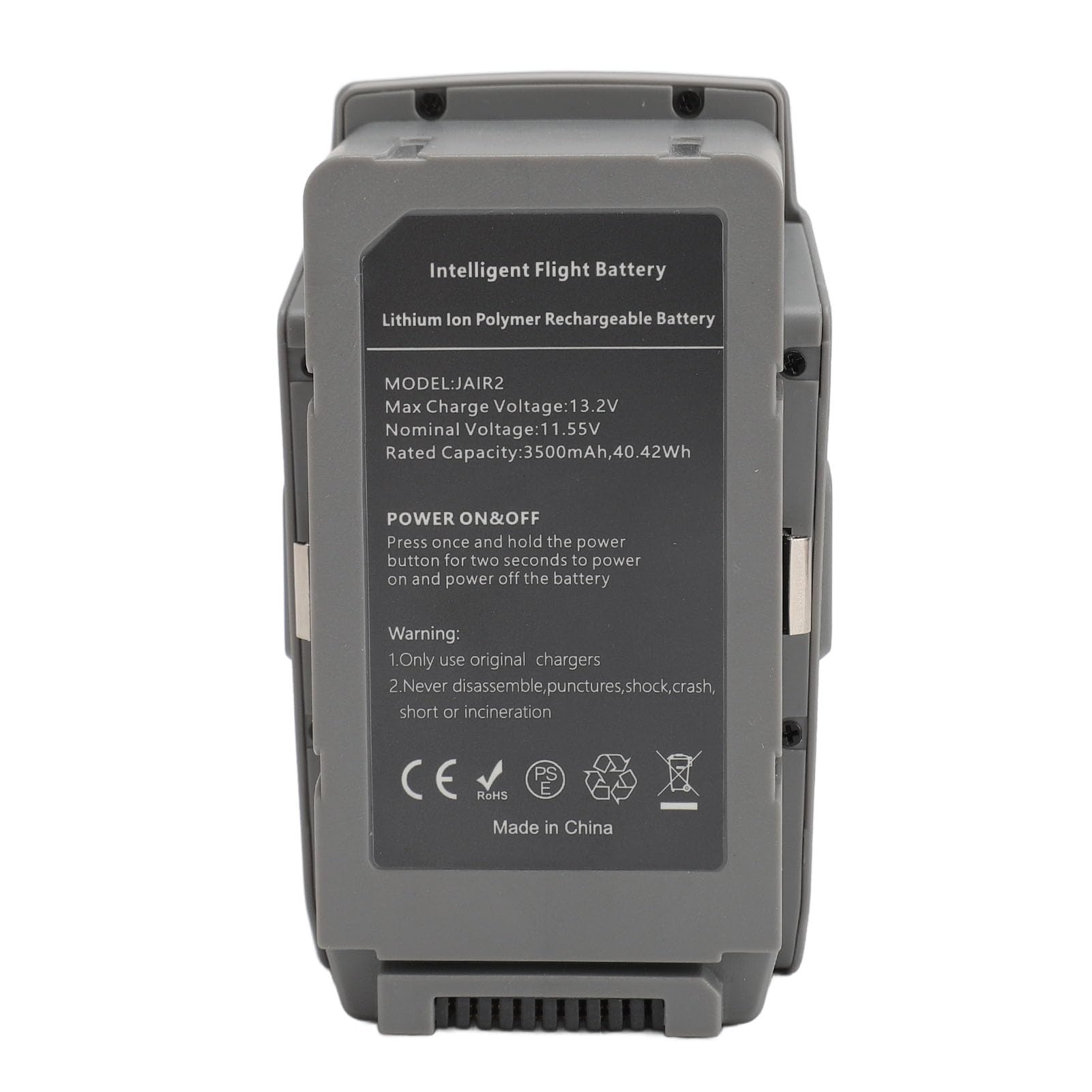 VBESTLIFE Inteligentna Wymiana Baterii Lotu dla Mavics Air 2S, Air 2 Drone, 11,55 V 3750 MAh 40,42 Wh, Maksymalny Czas Lotu 34 Minuty (1 paczka)