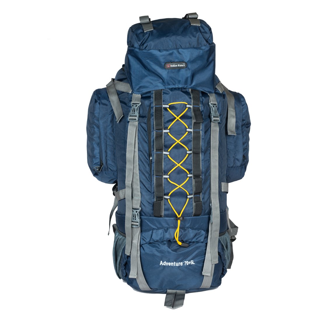 75L Front Open Hiking Trekking Camping Rucksack Bags (IRRB-012) -Navy Blue