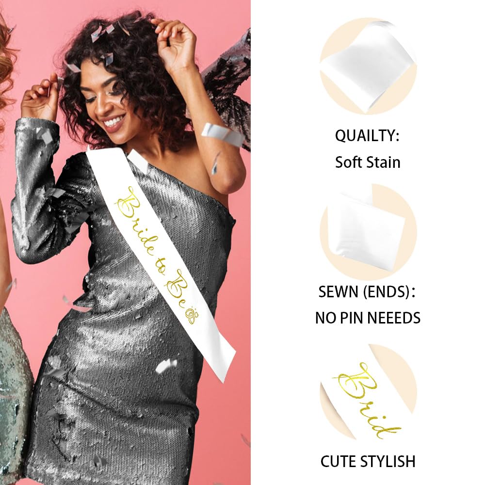 Bride To Be Sash – Perfect For Bachelorette Parties, Wedding Showers, And Bridal Events