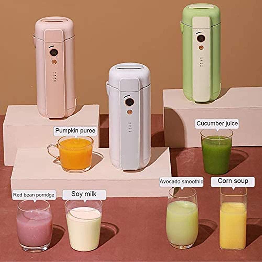 Automatic Multi-Function Soymilk Mini Electric Juicer Kitchen Stainless Steel Cooking Cup Filter-Free 300ML