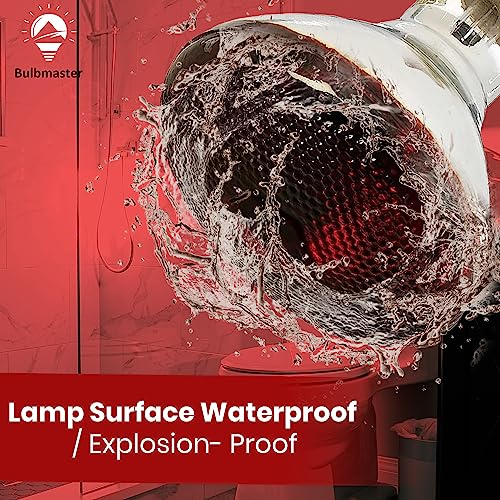 Bulbmaster Heat Lamp Flood Light Bulbs Infrared Reflector Incandescent Medium E26 Base (175/Par38/Red/2Pk) #TOP6