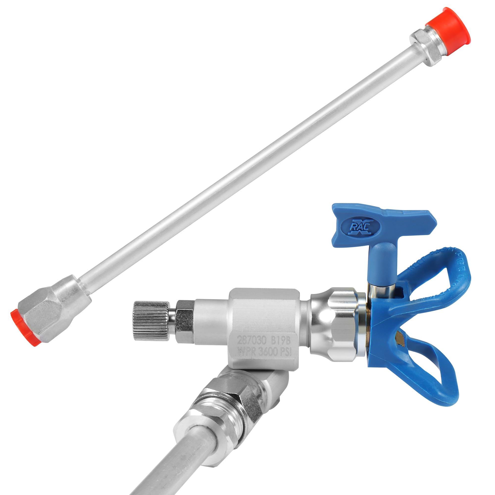 287030/287036 giro de valor de apagado con poste de extensión de 11.8 pulgadas