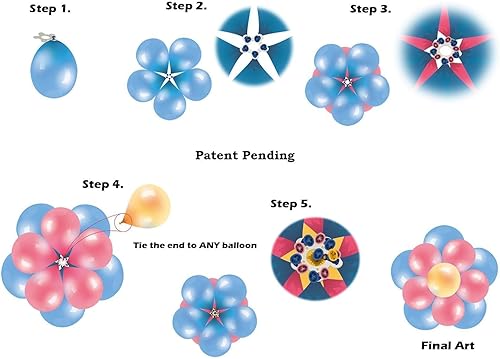 Miniatura 3 de 135 clips de globos de flores para arco de globos, clips de arco de globos de plástico, conectores de globos de flores, soportes de clip para bodas,