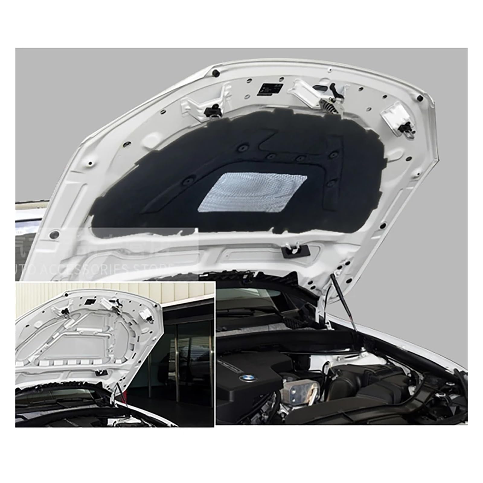 Le migliori offerte per Cofano anteriore Motore Suono Calore Cotone compatibile per BMW X1 E84 10-15 | Tappetino isolante termico con rivestimento in cotone insonorizzato compatibile per BMW X1 E84 10-15