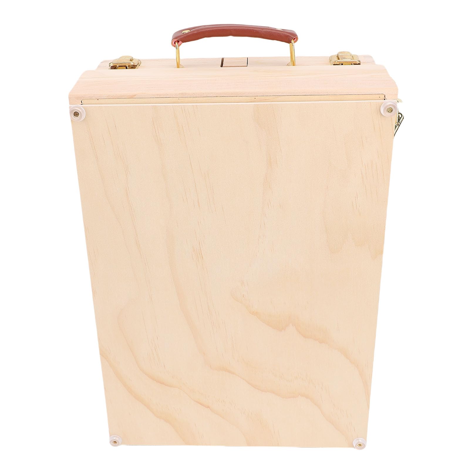 FTVOGUE Caballete en Caja para Bocetos Caballete de Madera para Arte de Madera de Pino con Capacidad para hasta 24 Pulgadas Diseño de Mesa Plegable de Lona con Cajones de Almacenamiento para Pintar