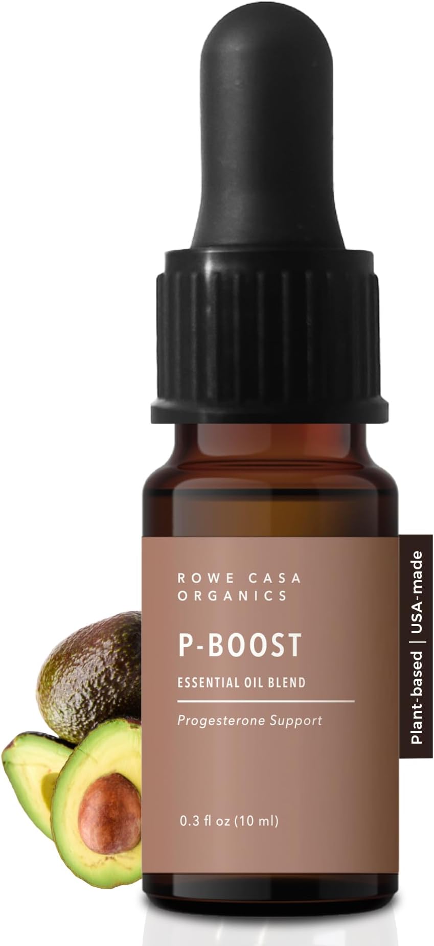 Rowe Casa Organics P-Boost Drops – Plant-Based Women’s Wellness Support with Essential Oils | Promotes Balance, Vitality & Daily Well-Being | Natural Self-Care Formula 10ml