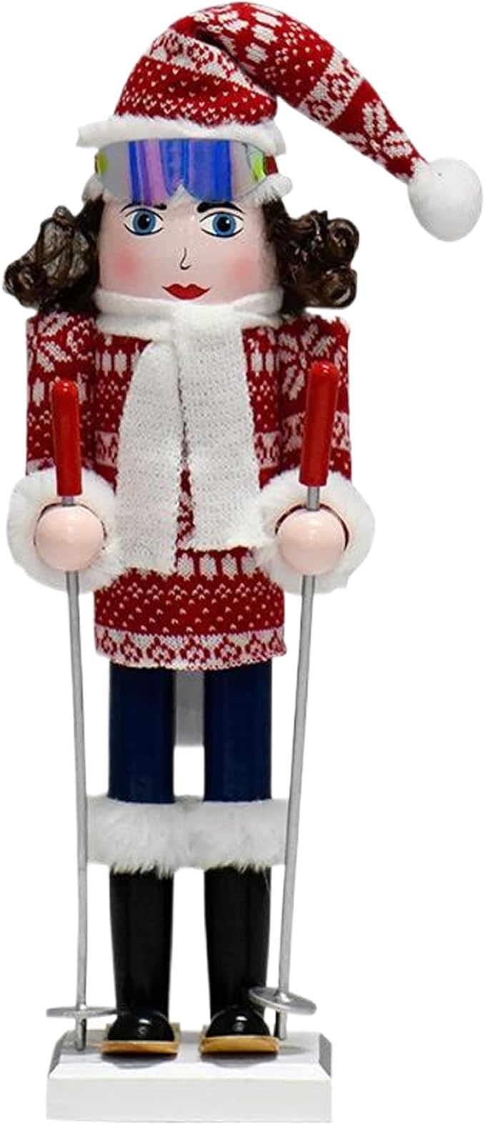 KDAMGOQE Nutcracker Nutcracker Christmas Decor, 15'' Santa