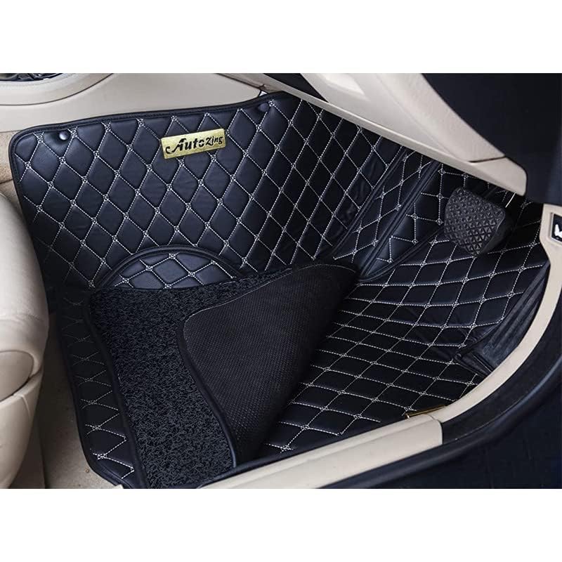 Image of 7D Car Floor Mat for Skoda Rapid | Full Black