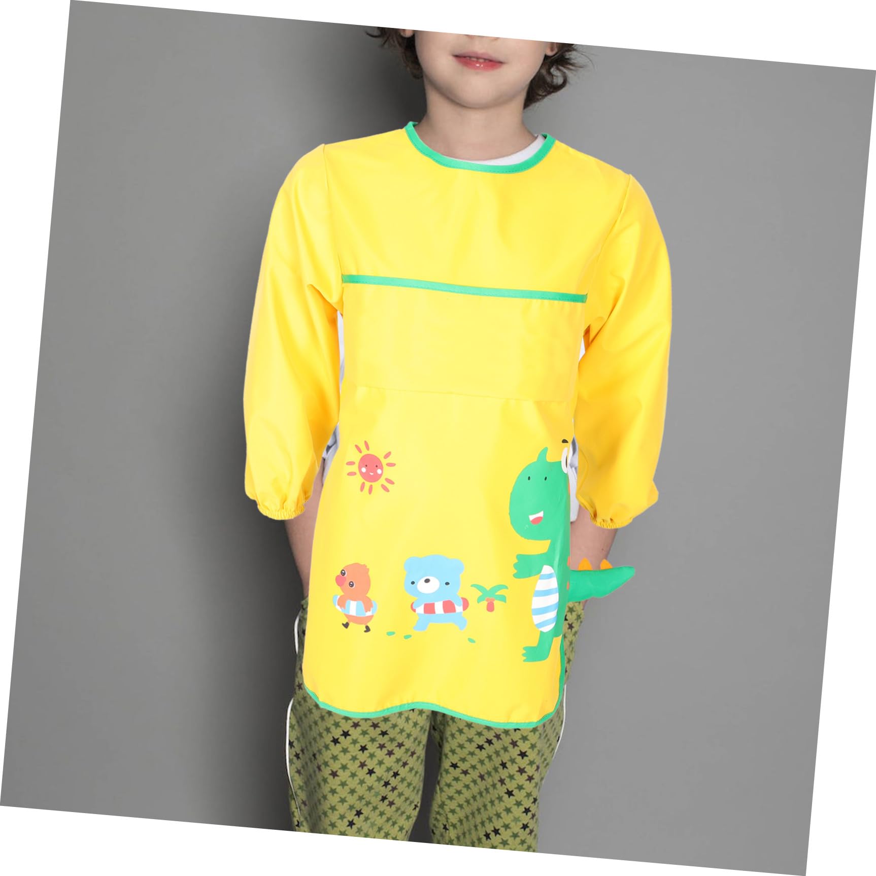 ifundom 2 Stück Kinderschürze Baby Herbst Und Winter Sprühfarbe Polyester