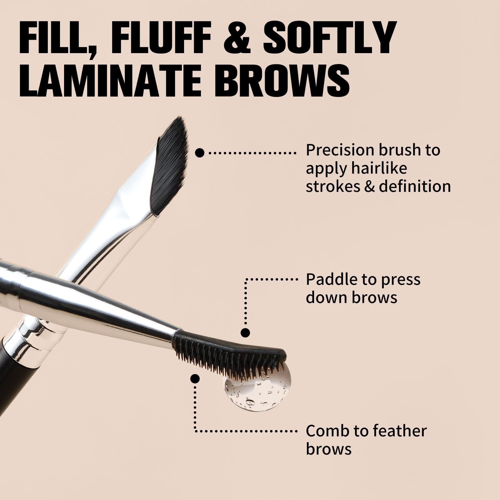 EIGSHOW Double Headed Eyebrow Brush - Image 2
