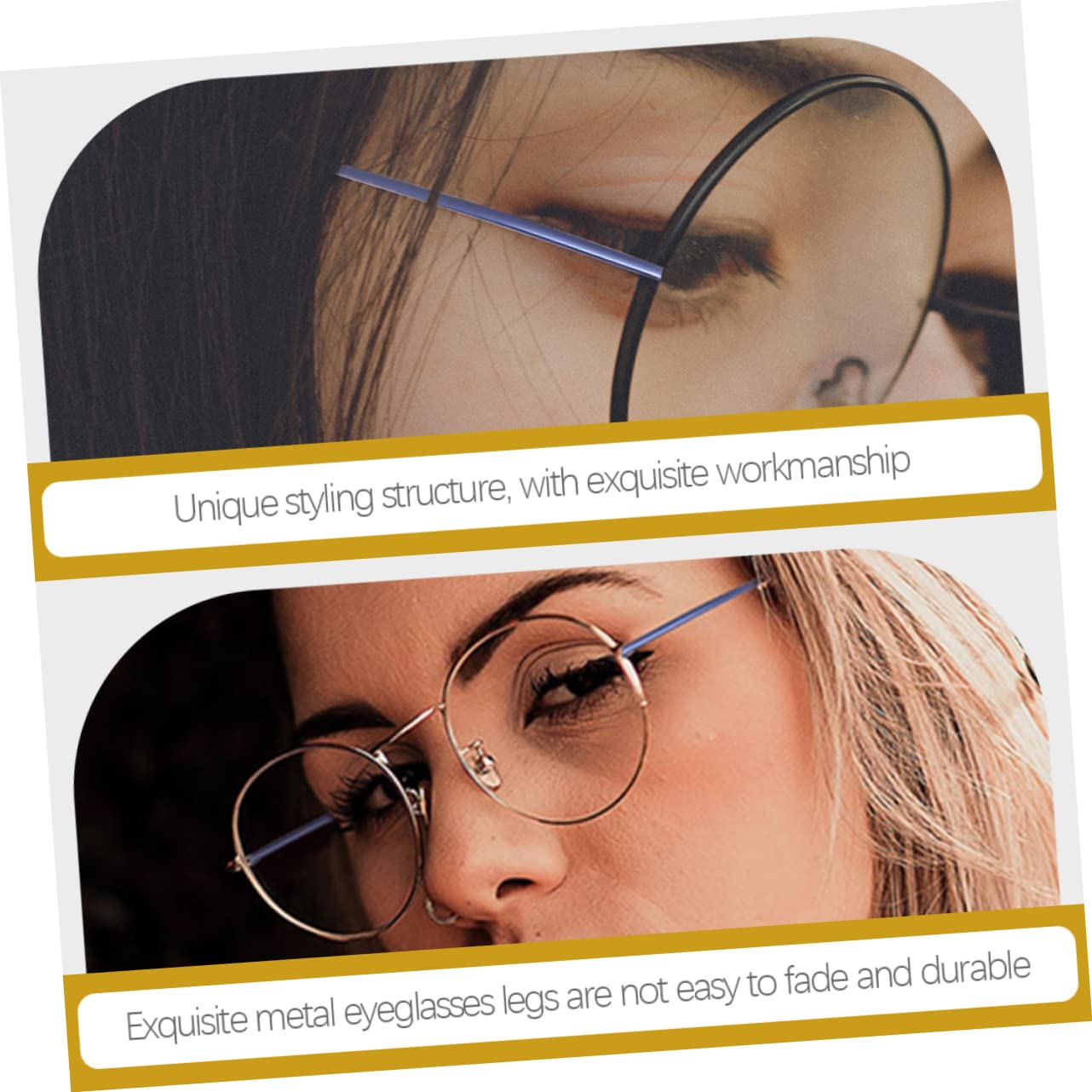 DOITOOL 10 Pares De Espectáculo Templo De Las Gafas De Sol Recambios De Gafas De Sol Anteojos Brazos Gafas Gafas De Brazos Lentes Piezas De Repuesto Hombres y Mujeres Metal