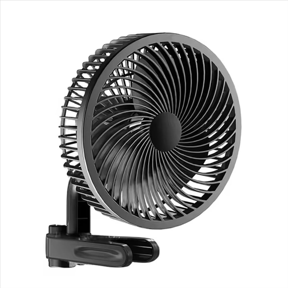 Ventilateur de culture 10 vitesses à clip 6 pouces pour hydroponie durable