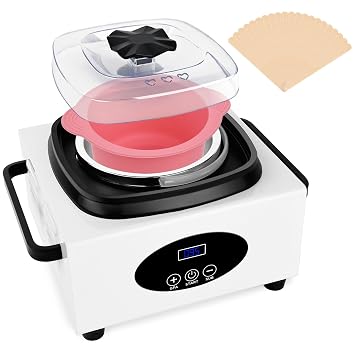Digital Wax Warmer for Hair Removal, Yofuly Women Waxing Machine with 14oz Silicone Pot Liner, Professional Hard Wax Heater for Full Body Home Use