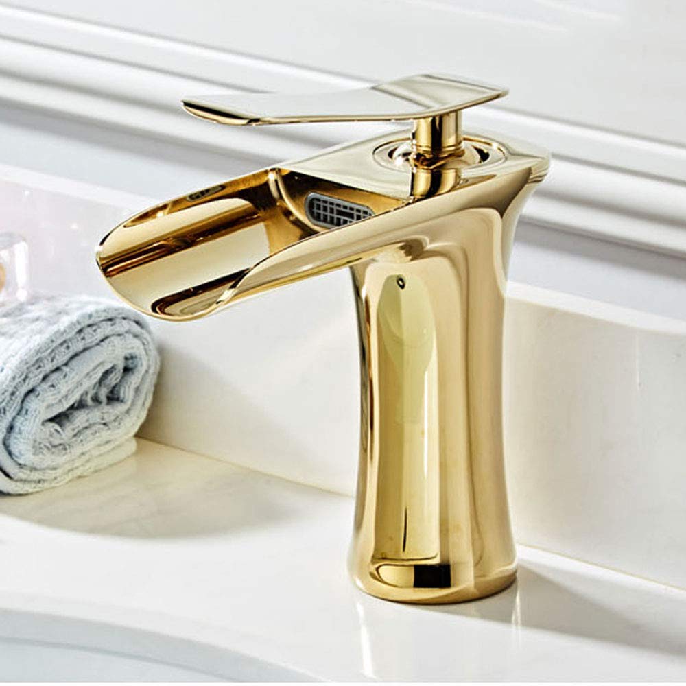 Robinet cascade noir pour lavabo pour transformer votre salle de bain moderne