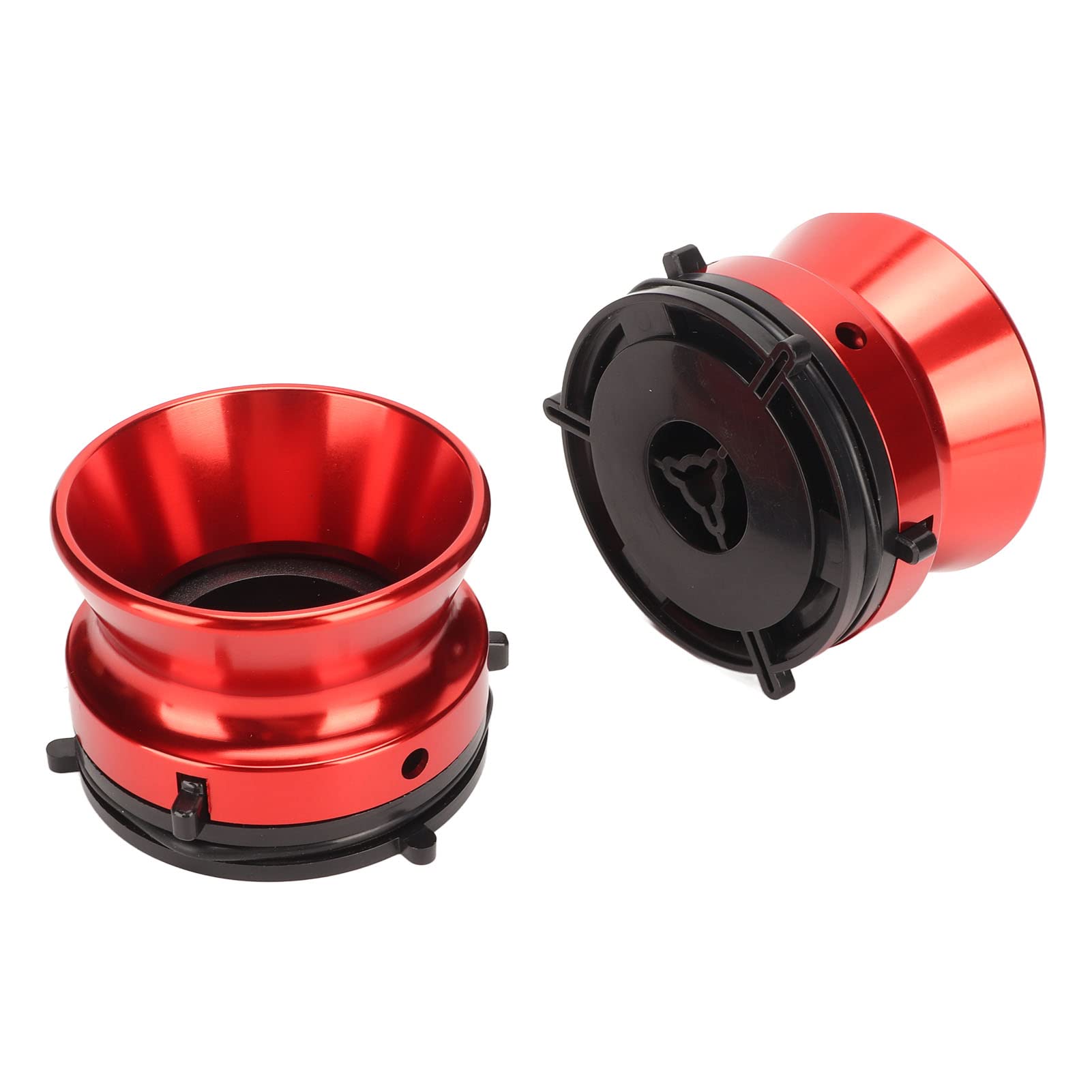 Denash NAB Hub Adapters, Loading Device Aluminum Alloy Lockable Strong Structure Red 1 Pair 10 Inch Opener for Reel to Reel Tape Recorder, Denashq42aigt8vy