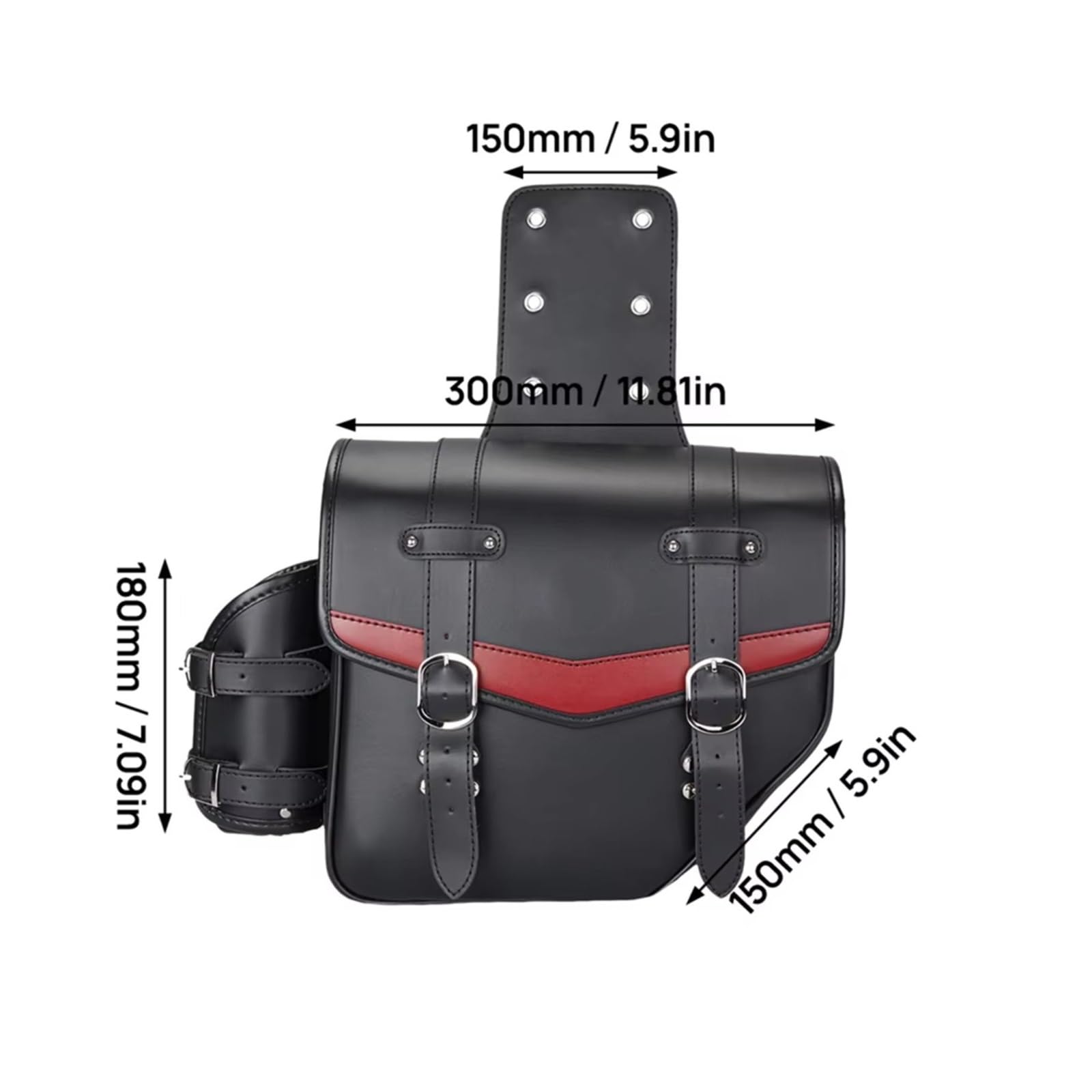 Compatibile Con Vstar Per Shadow 1 Pezzo Borsa Laterale Moto Bisaccia PU Impermeabile Sella Per Viaggio Pacchetto Stoccaggio Parti Motocicli Sacche Moto