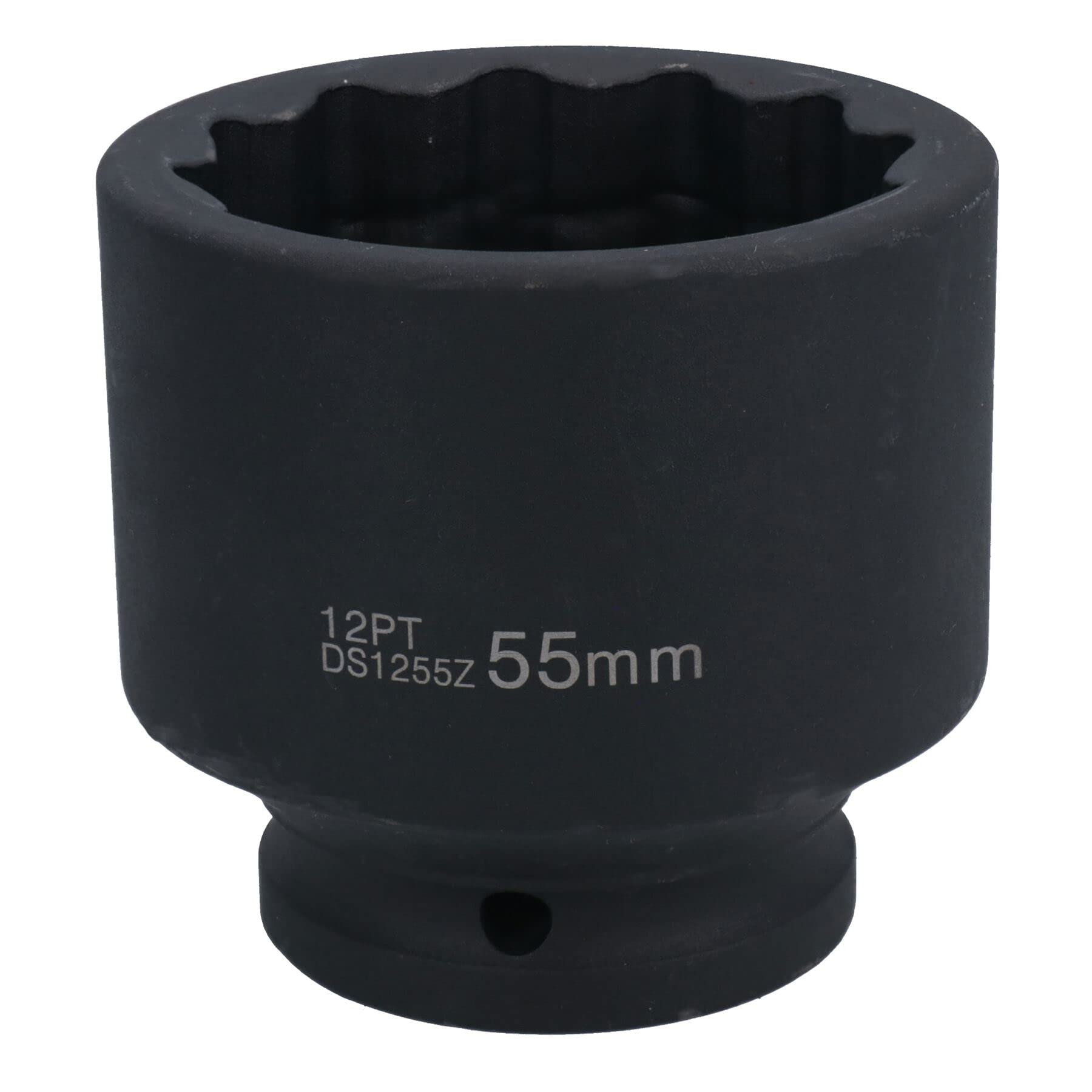 B&Q -  55mm 3/4In Drive Metric Shallow Impact Hub Wheel Nut Socket 12 Sided Bi-Hex