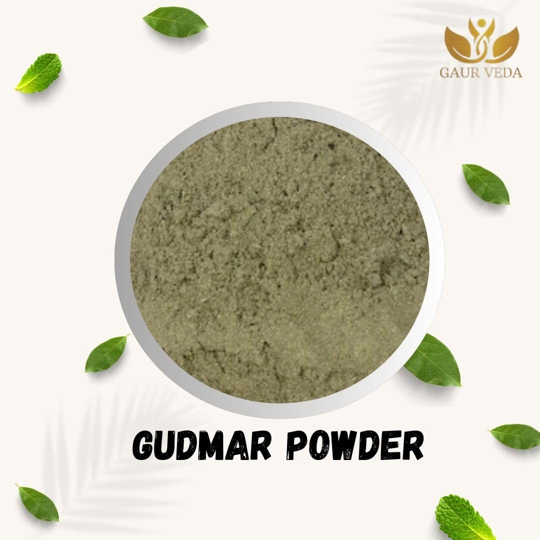 GAURVEDA Gurmar Powder - Gudmar Powder - Gymnema Sylvestre - Periploca Of The Woods - Pure & Natural (250 Grams) - Image 3 thumbnail