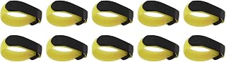Pssopp 10 Pcs Adjustable Chicken Collar Rooster Collar Cock Collar Prevent Chickens from Screaming Disturbing Neighbors (Yellow)