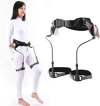 Walking Aid Body Power Walking Aids, Professional Bionic Walker Lower Limb Rehabilitation Training Leg Walking for The Elderly, ClimbingBlack,Universal