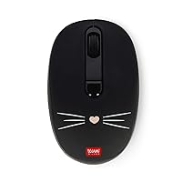Legami - Mouse Wireless con Ricevitore USB Ultra Compatto, Tema Kitty
