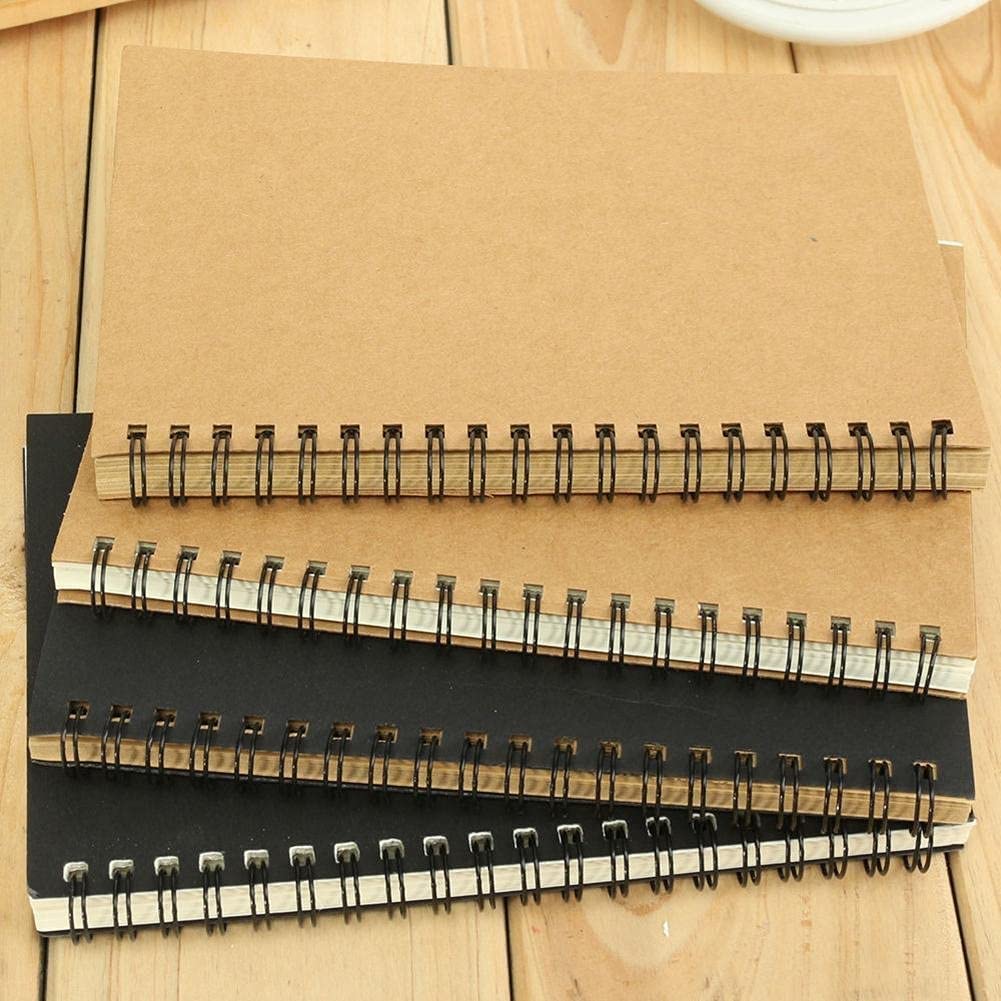 Quaderno Appunti Retro Notebook Kraft Spiral Legatura Blank Graffiti Sketchbook Notebook Laurea Giardino Regalo Uso for Ufficio, casa, Scuola o Business Taccuino per Lavoro(20 Pieces)