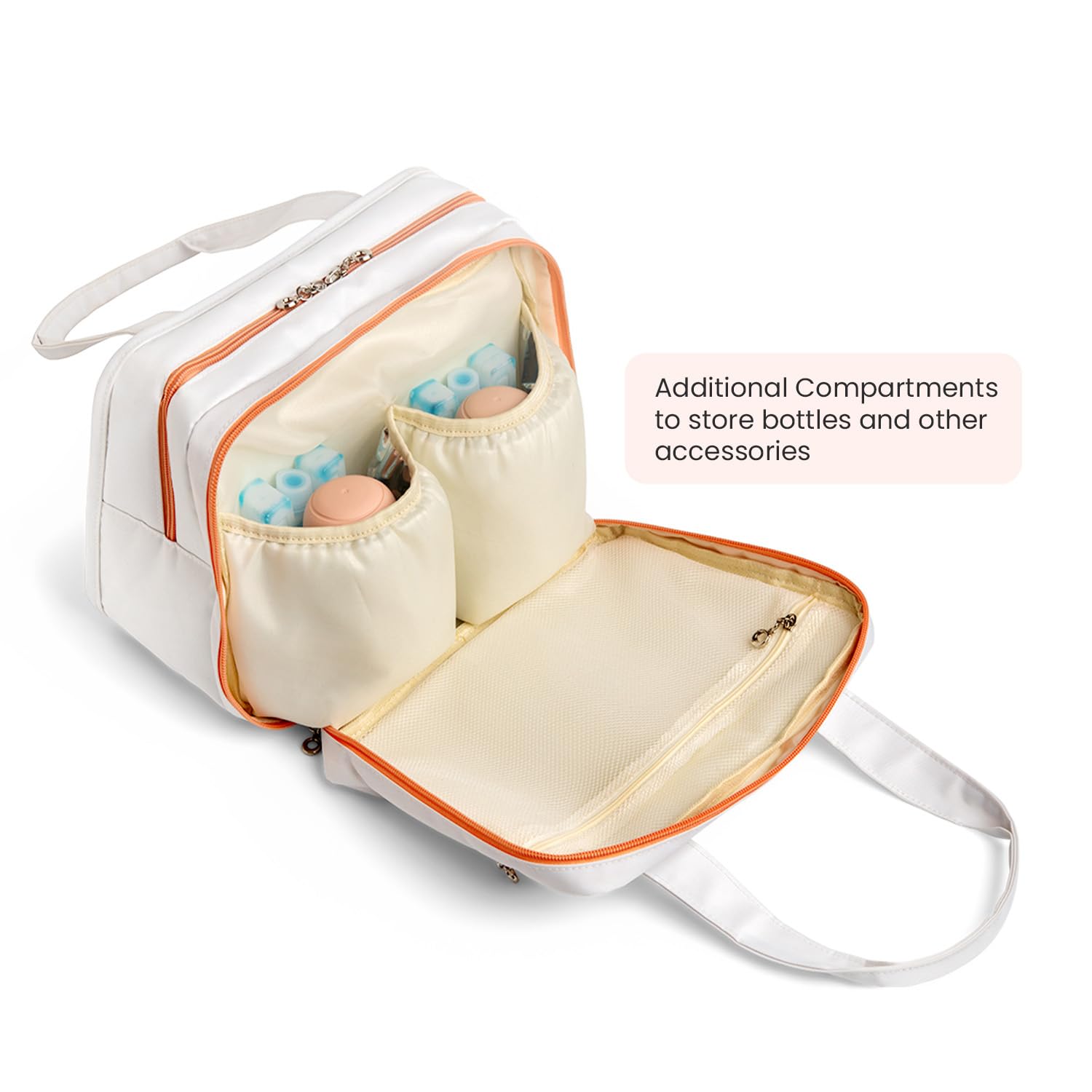ANNABELLA Premium Stillset mit Handsfree Pumpe & Kühltasche | Handsfree Milchpumpe mit Kühltasche, 2 Babyflaschen und 50 Muttermilchbeuteln – BPA-frei, ideal unterwegs