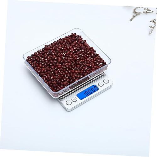 Miniatura 9 de Escala de cocina digital Medición de peso de acero inoxidable Auto apagado Pantalla retroiluminada ninguna batería