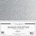 MirriSparkle Silver Glitter Cardstock Paper from Cardstock Warehouse 12 x 12 inch- 16 PT/280gsm - 10 Sheets