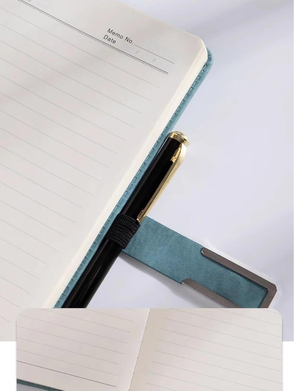 CAVALO - Be Unique Agenda in pelle PU con chiusura magnetica e portapenne, blocco note giornaliere, per uomini e donne, pagine senza data e a righe, dimensioni 15,2 x 21,6 cm, 200 pezzi