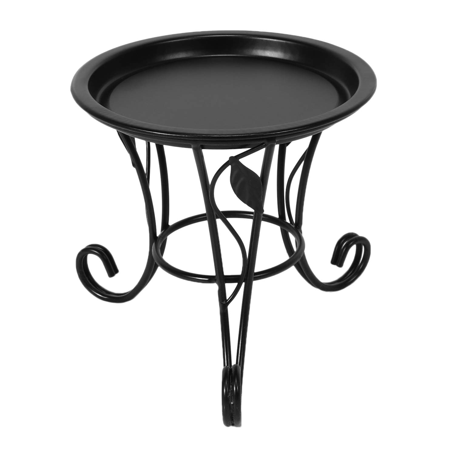 Orton European Style Simple Mini Flower Stand Flower Pot Succulent Flower Shelf Iron Stand + Iron Plate For Desktop Balcony